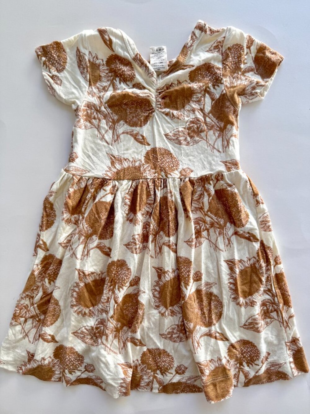 Kate Quinn Bamboo Sunflower Twirl Dress Fall 18-24M